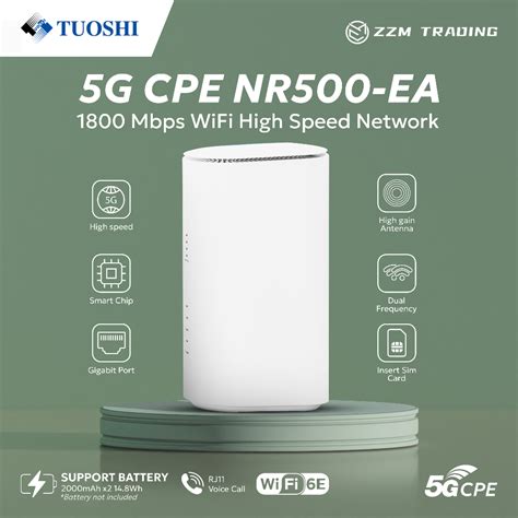 TUOSHI 5G CPE ROUTER NR500.